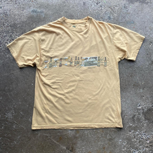 Yellow Newport Blue graphic tee - XL