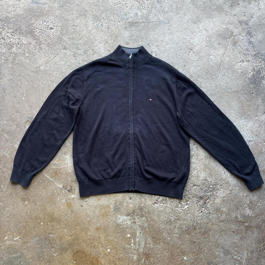 Black Tommy Hilfiger knitted jacket