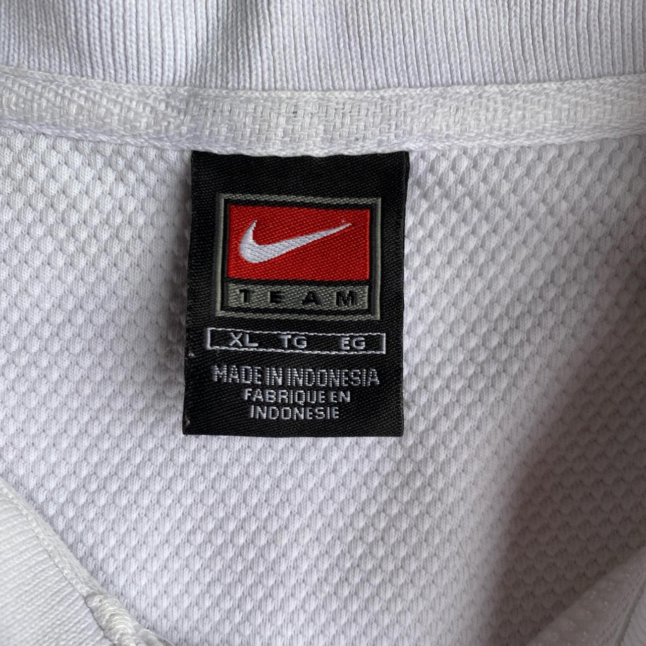 White Nike Michigan Wolverines Polo Shirt - XL