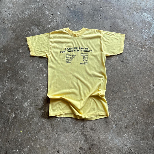 Funny Vintage Graphic Yellow T-Shirt