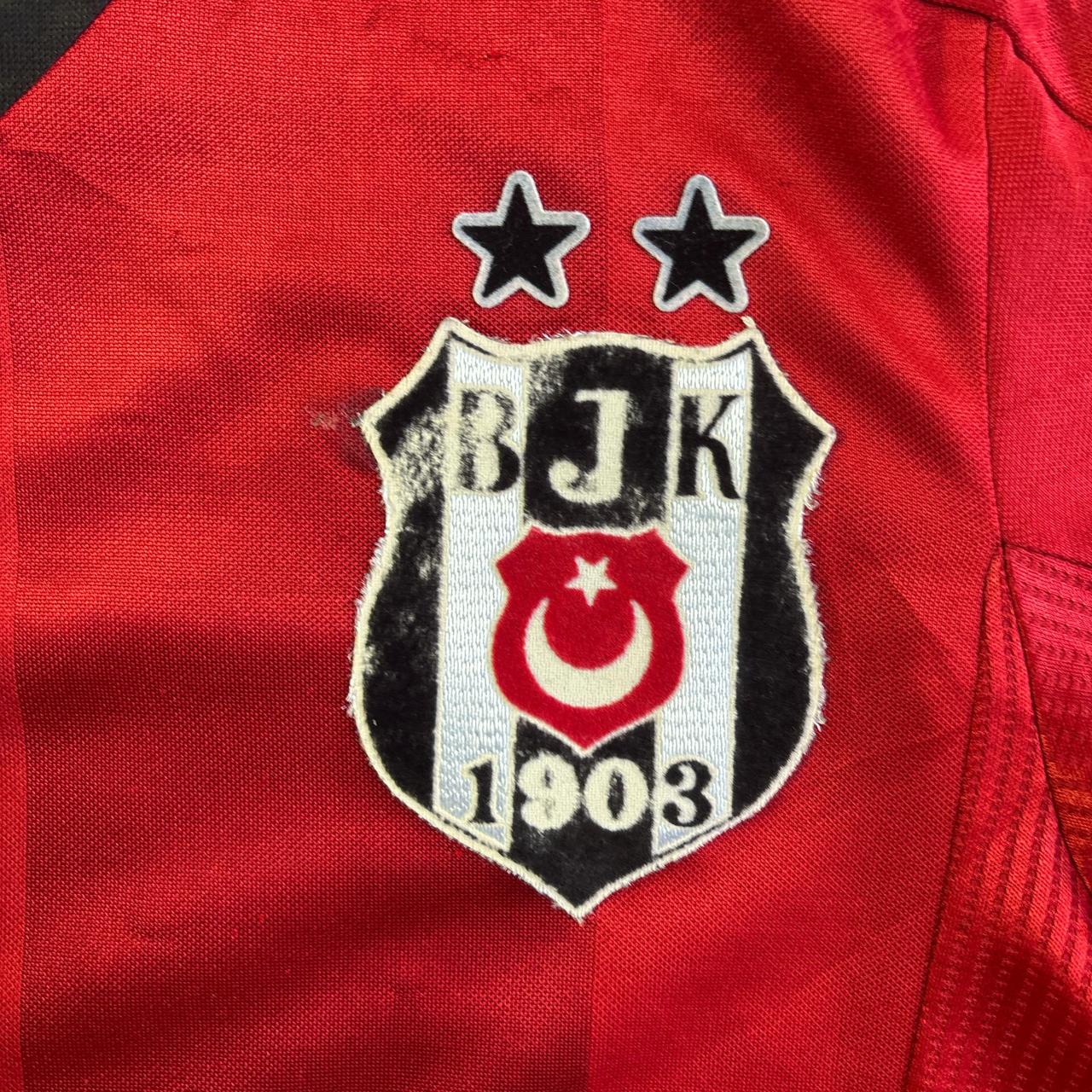 Red Adidas Beşiktaş 2012/13 Third Football Shirt - S