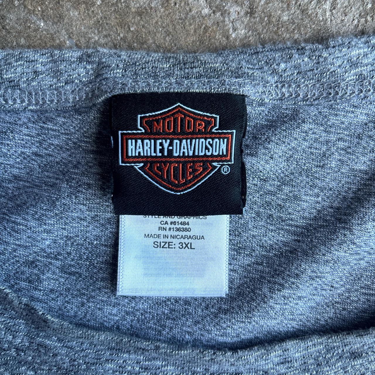 Textured Grey Harley Davidson Graphic