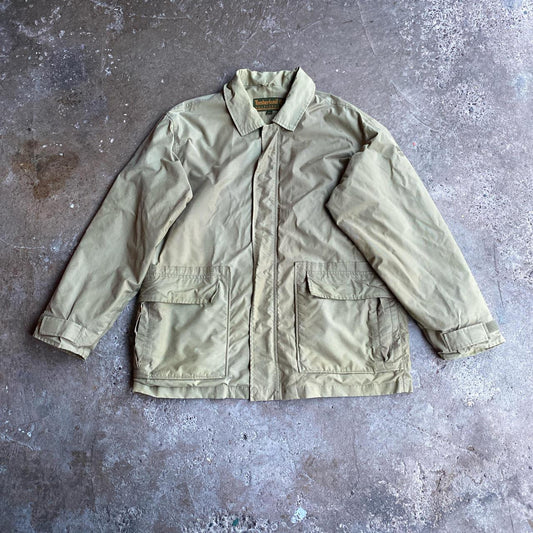 Khaki Green Timberland Full Zip Jacket - XL