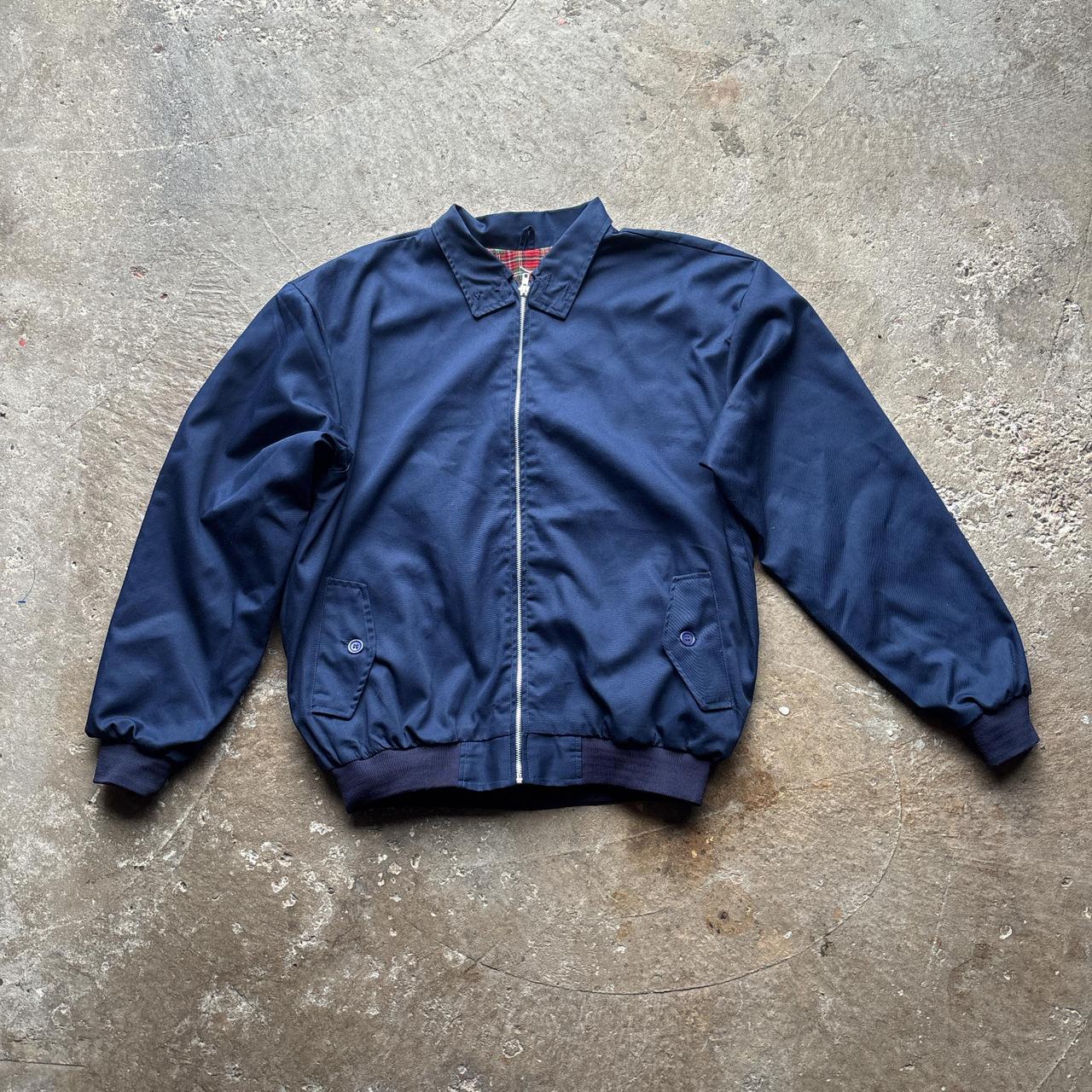 Vintage Navy Harrington Jacket - XXXL