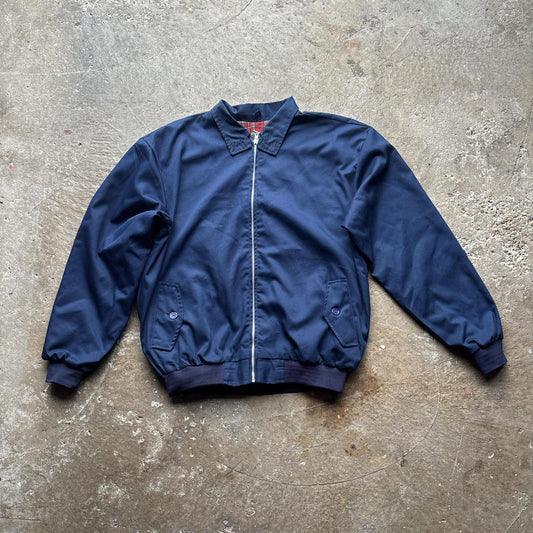 Vintage Navy Harrington Jacket - XXXL