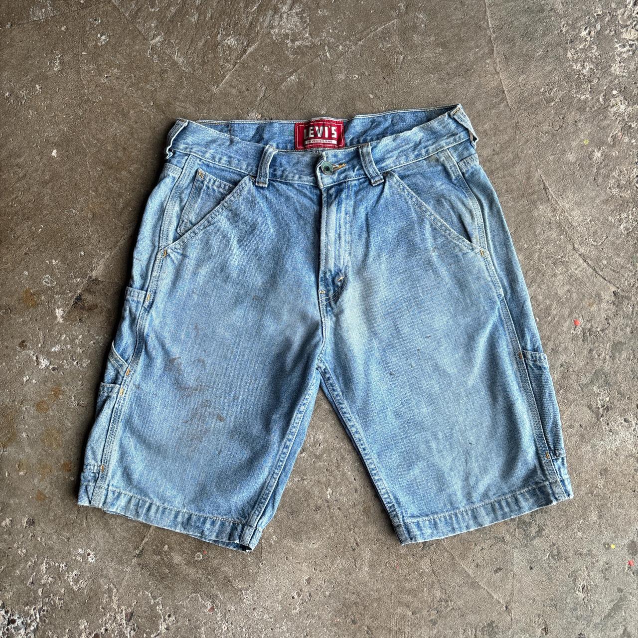 Vintage Levi’s blue denim carpenter shorts - W30