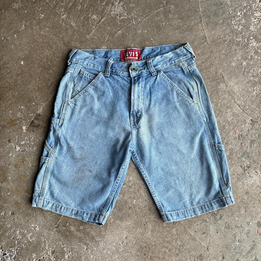 Vintage Levi’s blue denim carpenter shorts - W30
