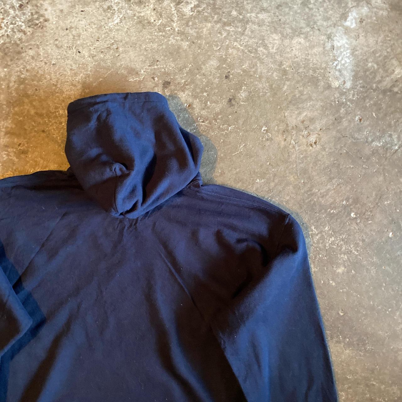 Navy Gator Graphic Hoodie - L