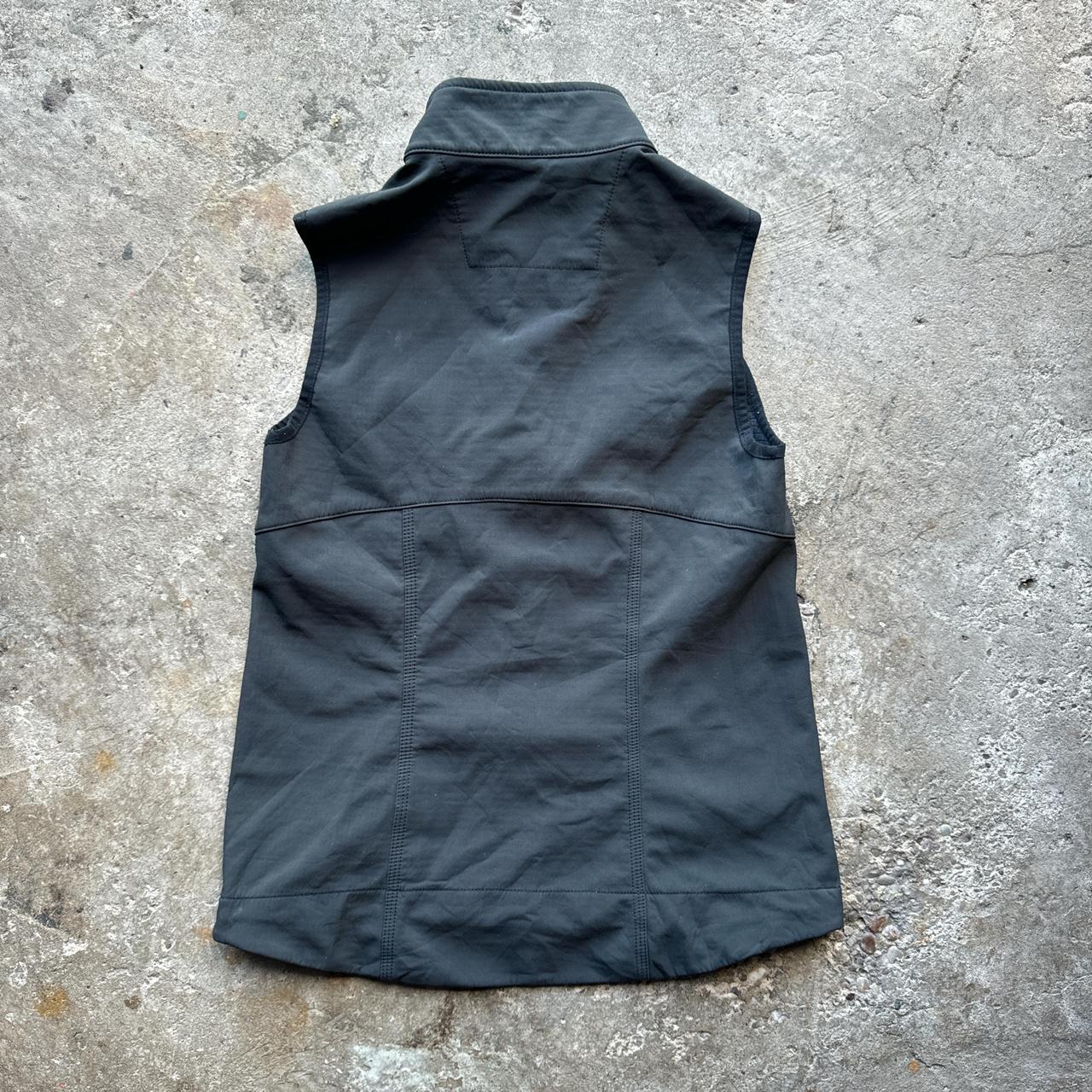 Black Carhartt Utility Vest with soft grey lining