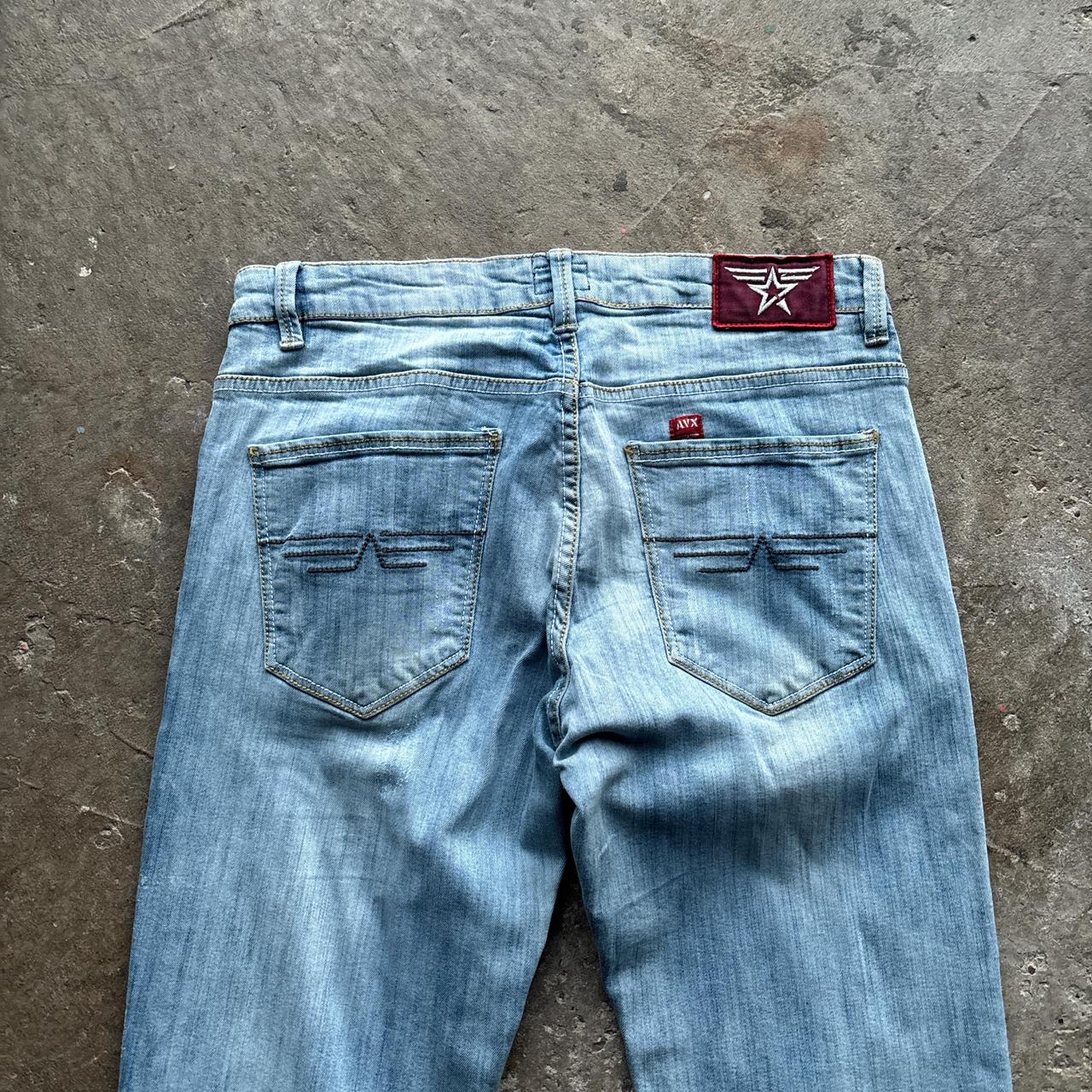 Light blue Avirex straight-leg jeans - W34