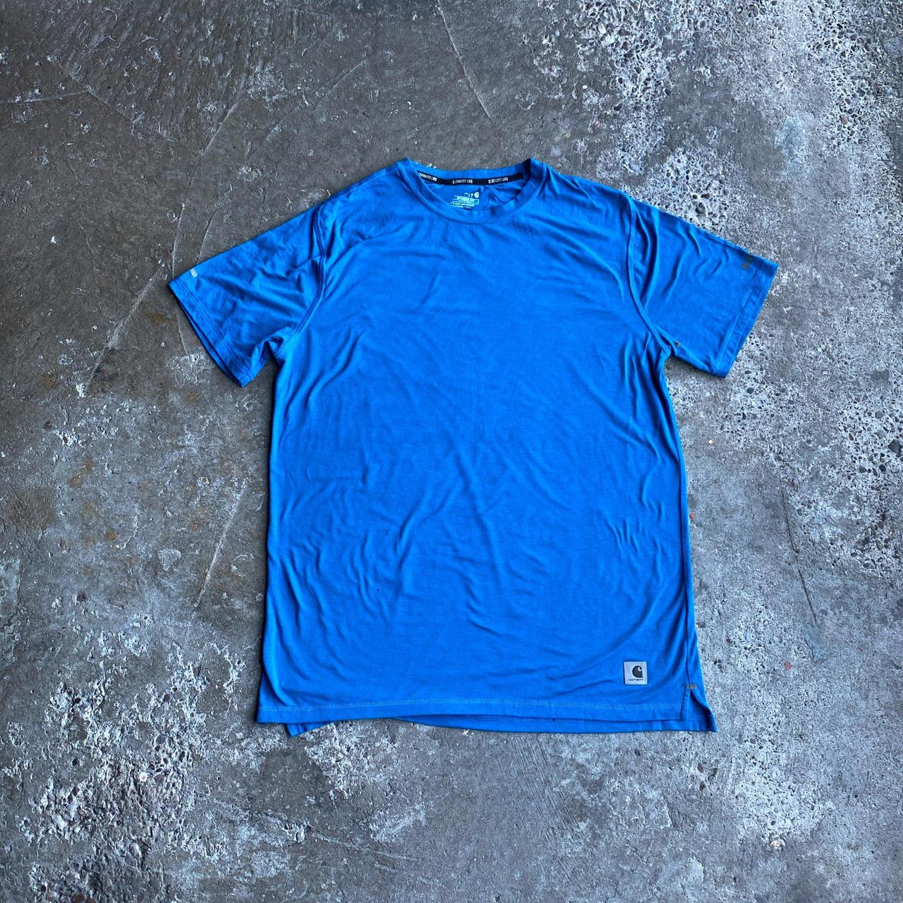 Blue Carhartt Athletic Wear T-Shirt - M
