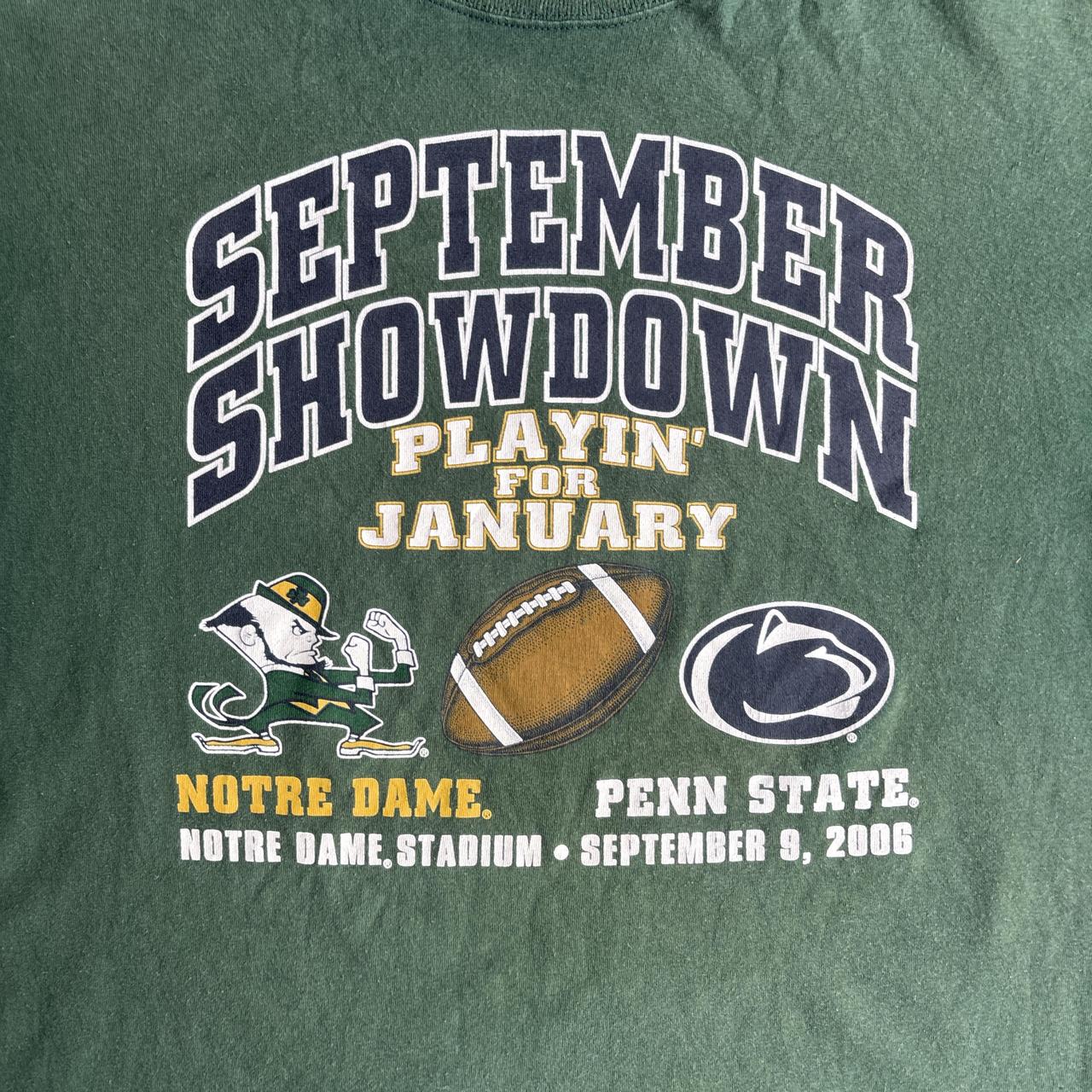 Green Jansport College Football Graphic T-Shirt- XL