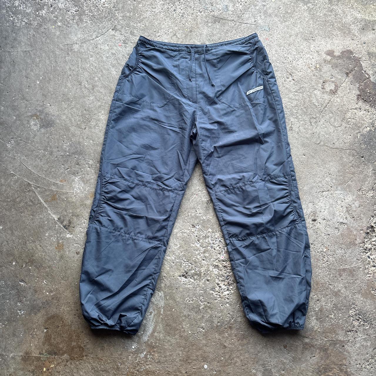 Reebok Grey Tracksuit Bottoms with great technical detailing