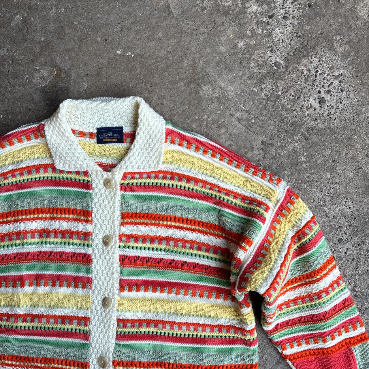Multi Coloured Knitted Cardigan