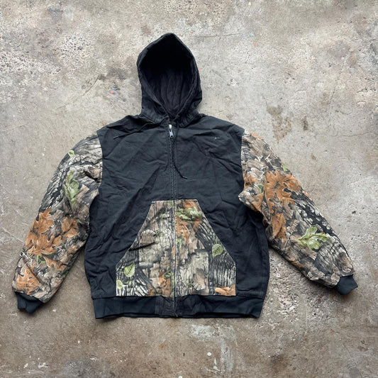 Black and real tree workwear active jacket