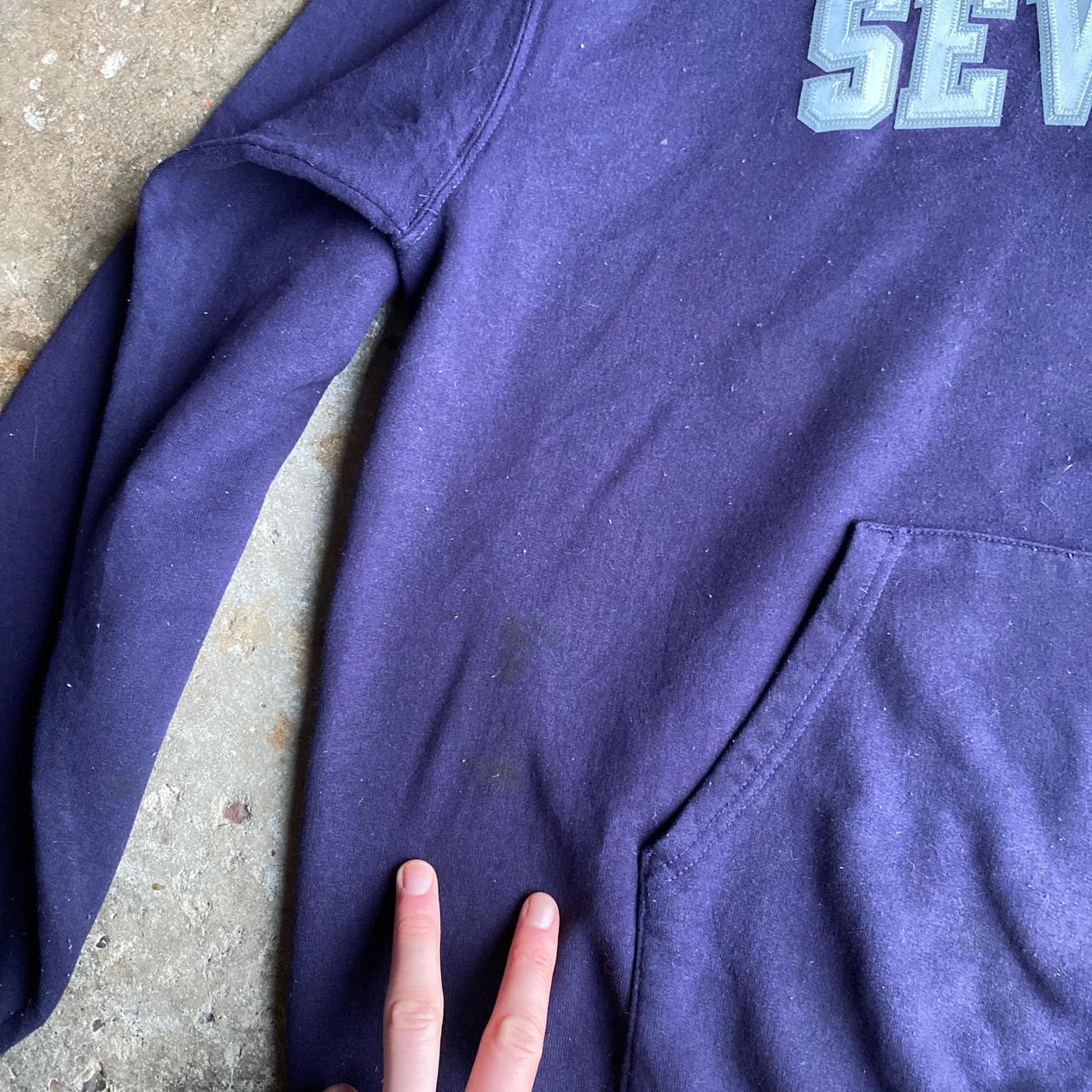 Purple Champion Hoodie w/ Sewanee Text - XL
