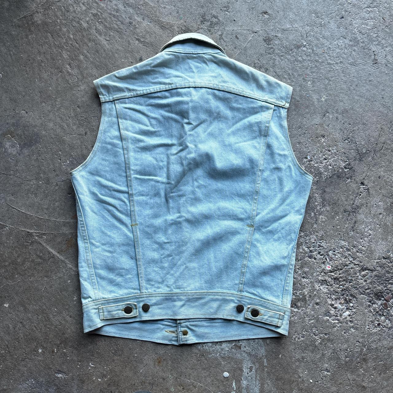 Vintage Light blue Rifle denim trucker vest