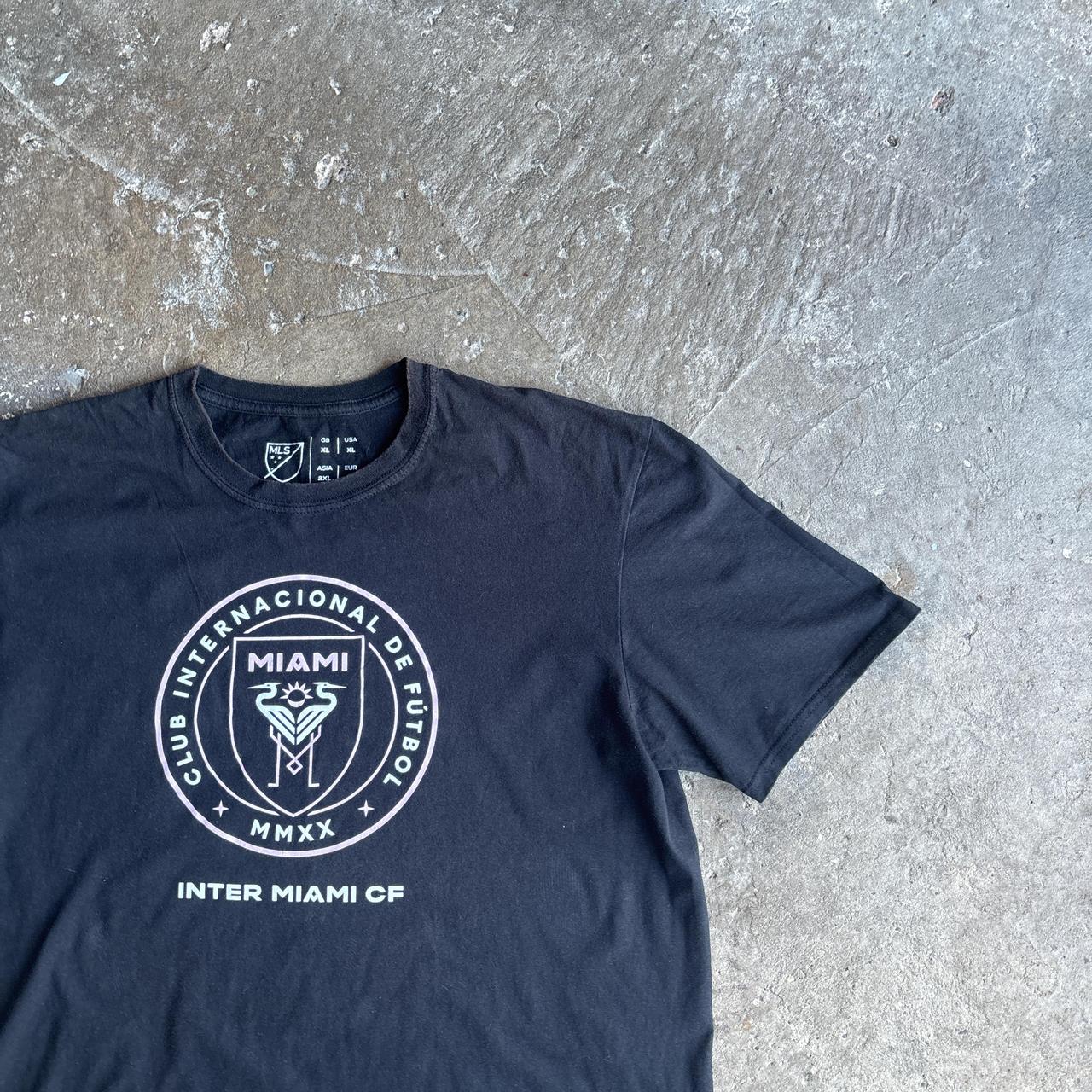 Black MLS Inter Miami Logo T-Shirt