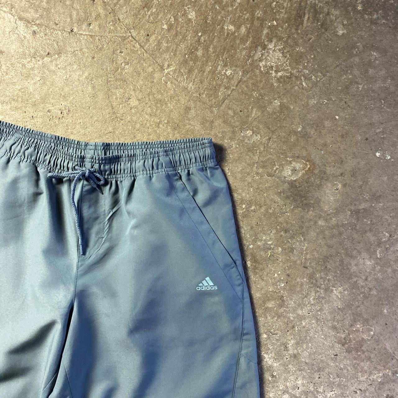 Grey Adidas 3/4 Length Sportswear Shorts - L