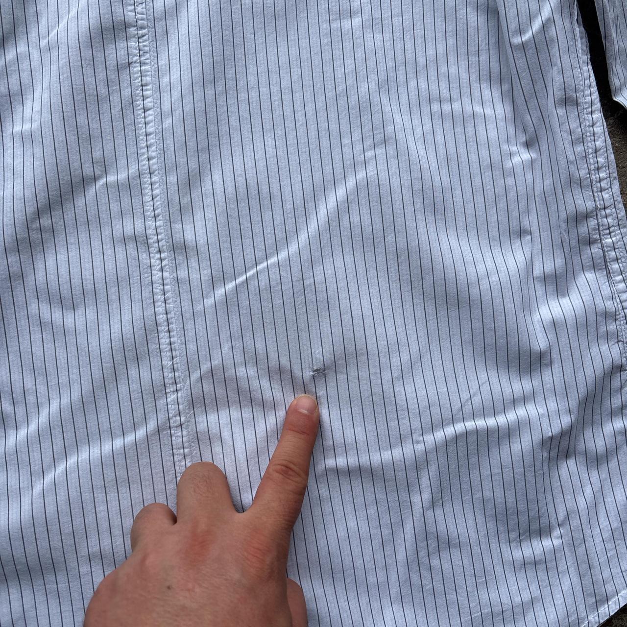 White G-Star Raw striped shirt - L