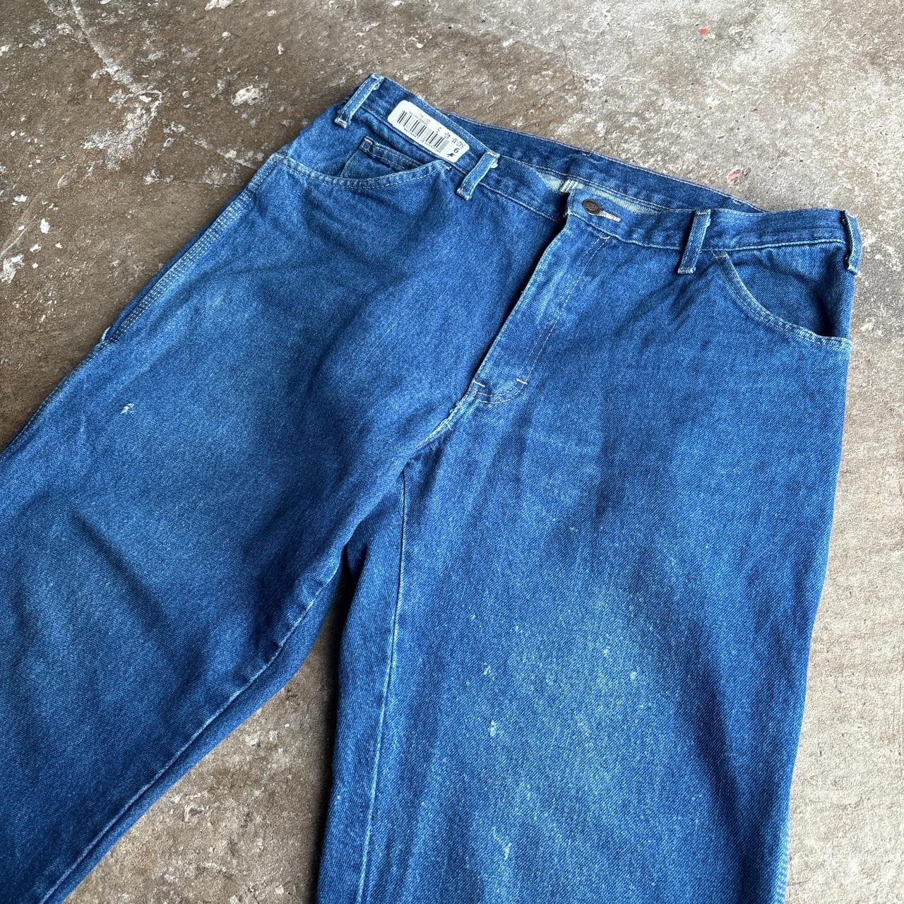 Vintage blue denim Dickies carpenter jeans - W36
