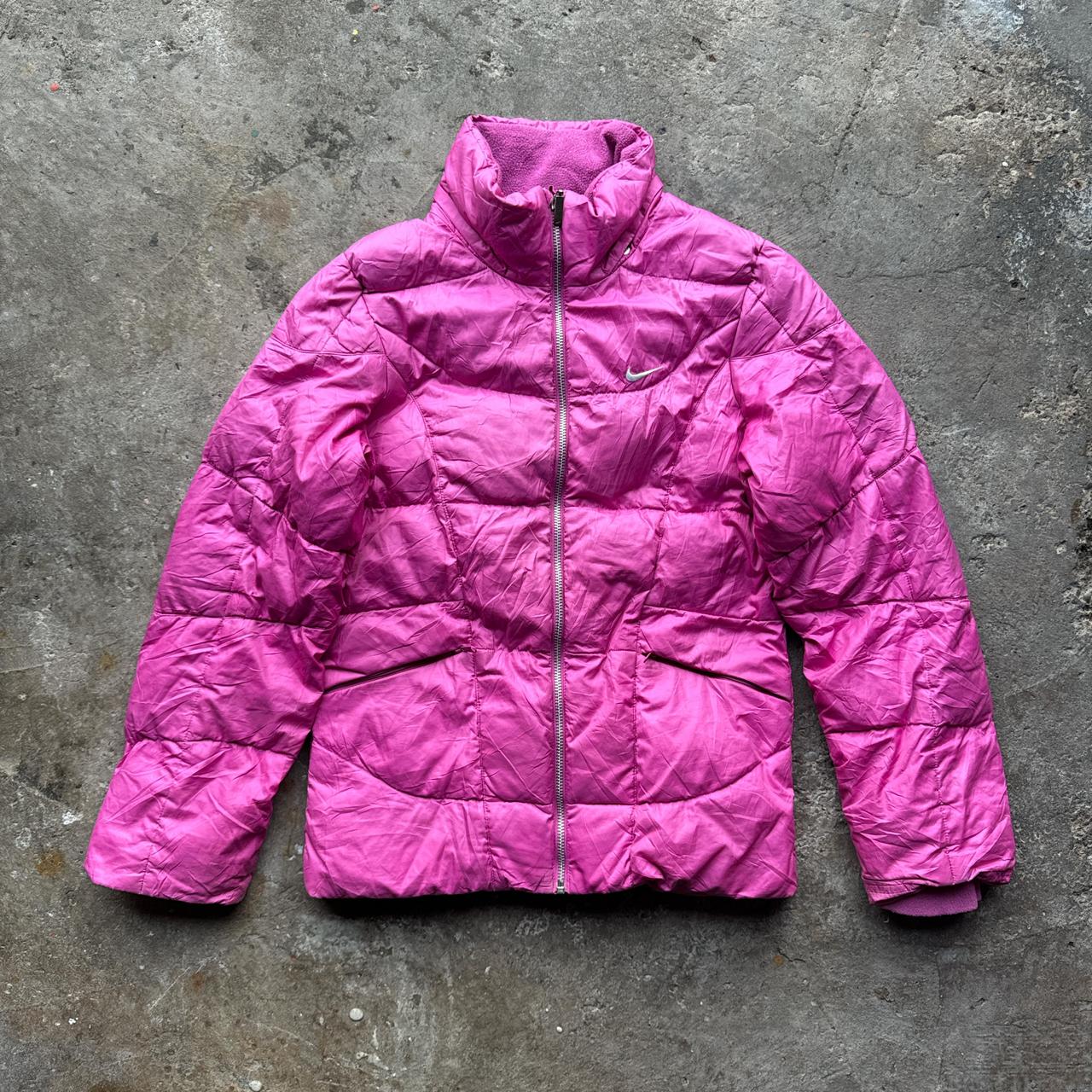 00s pink Nike puffer jacket