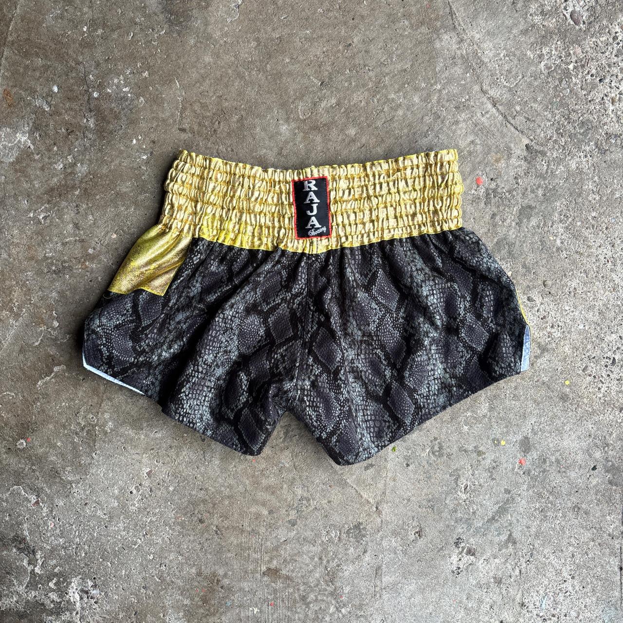 Snake Print ‘Raja Boxing’ Thai Kickboxing Shorts
