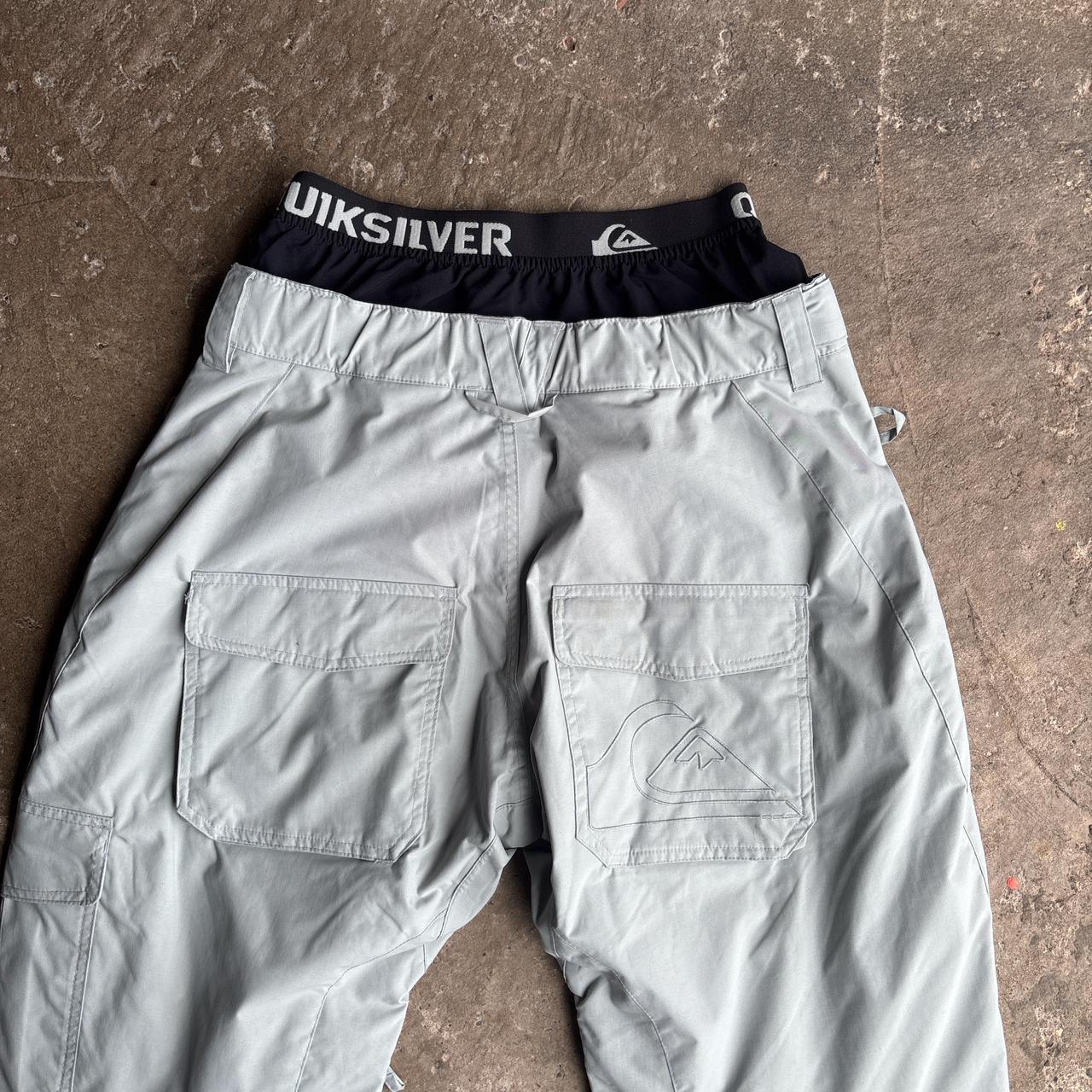 Grey Quiksilver Ski Pants - S/W30