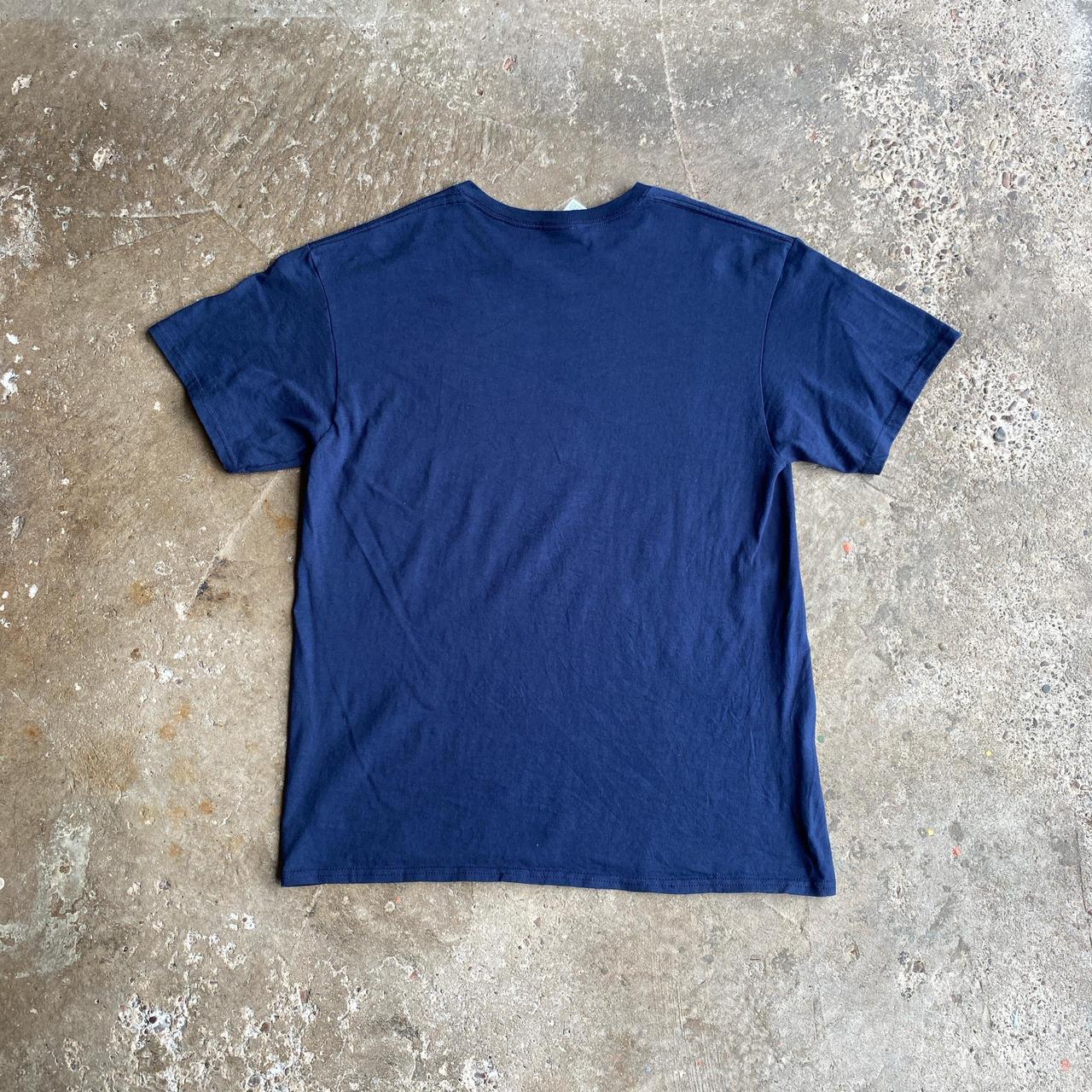 Navy Whiskey & Cigar Graphic T-Shirt