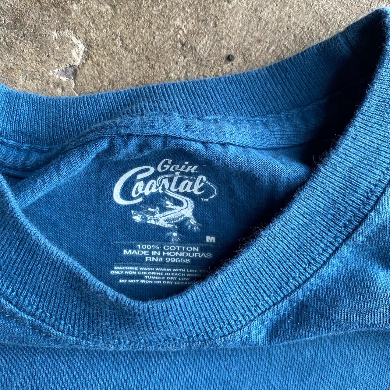 Blue ‘Goui Coastal’ Print Bar T-Shirt