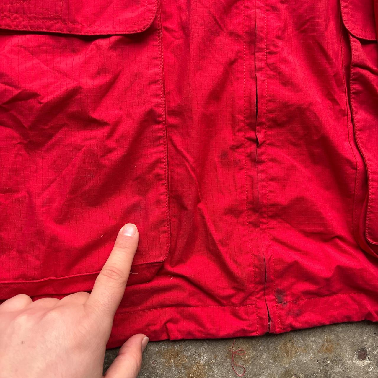 Red Umbro windbreaker track jacket
