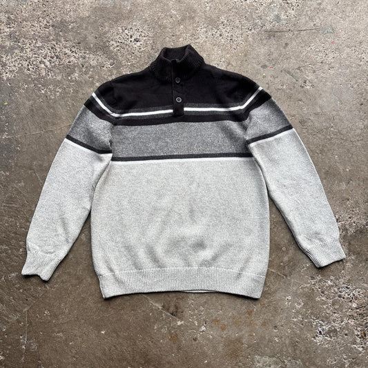 Vintage Grey Chaps knitted sweatshirt - M