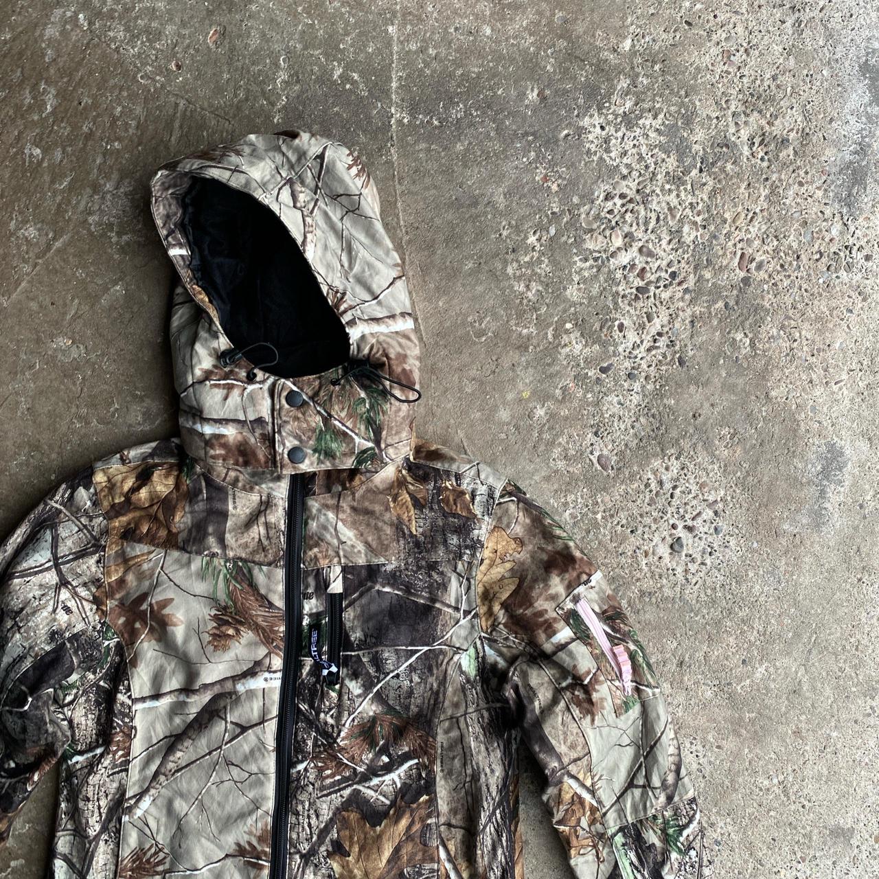 Real Tree Hooded Full-Zip Jacket- S