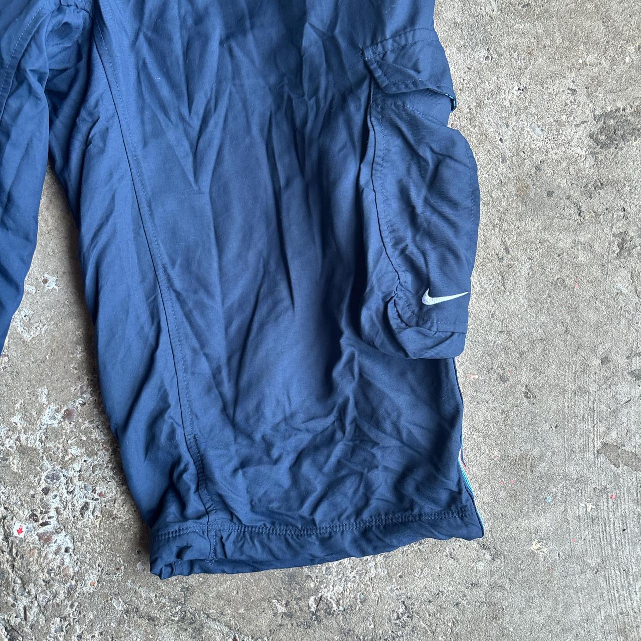 Navy Nike 3/4 Length Sports Shorts