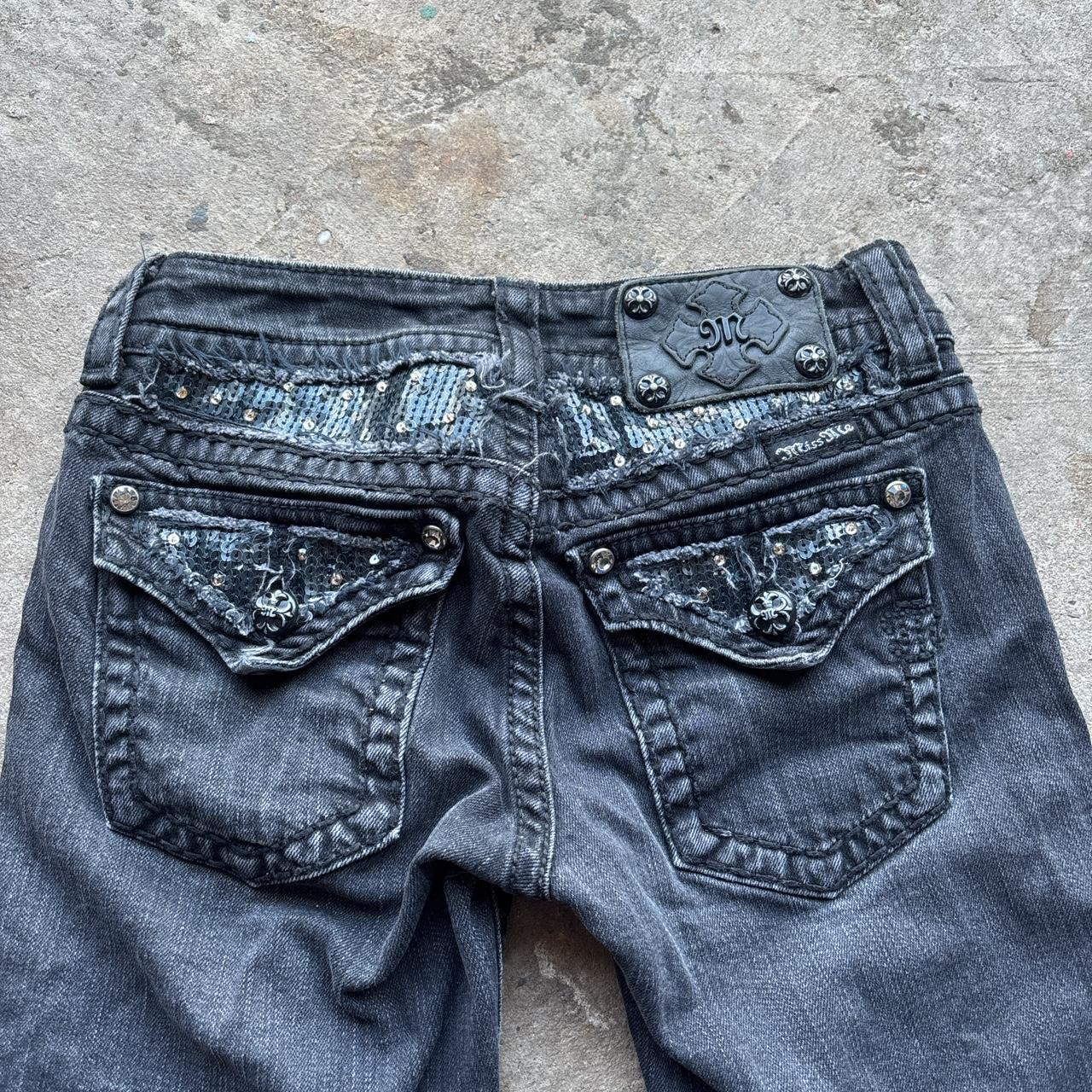 Black Miss Me denim shorts
