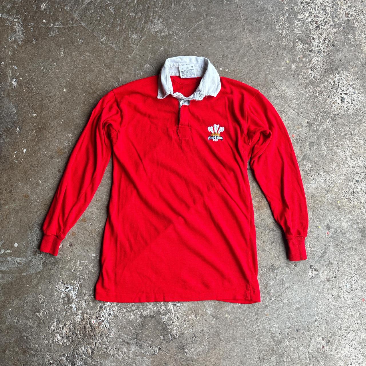 Vintage Wales Rugby Union Long-Sleeve Shirt