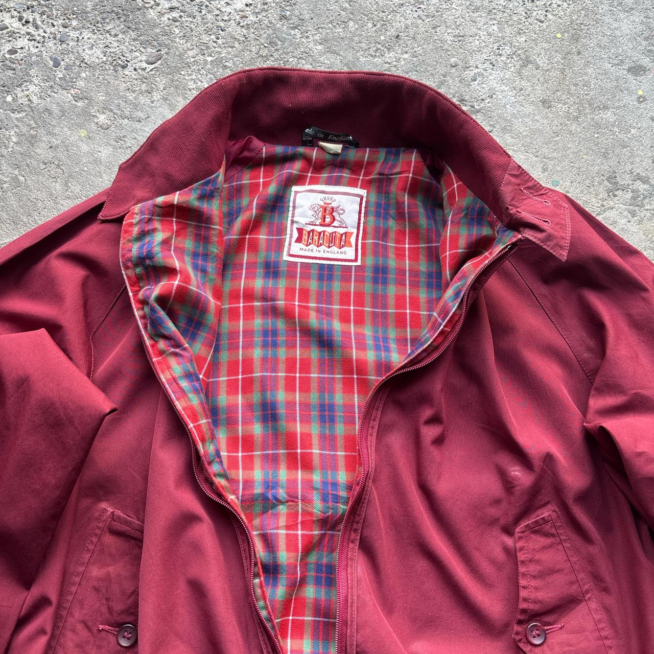 Vintage Burgundy Baracuta Harrington Jacket - L
