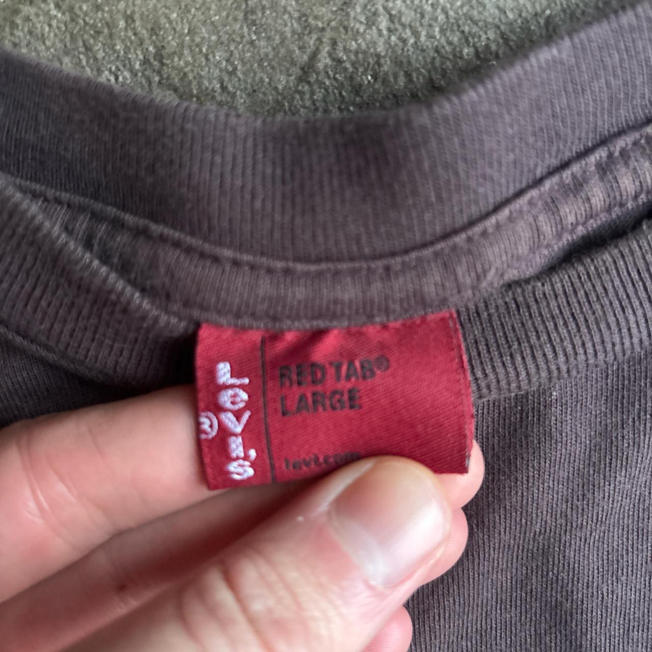 Brown Levi’s Text Graphic T-Shirt - L