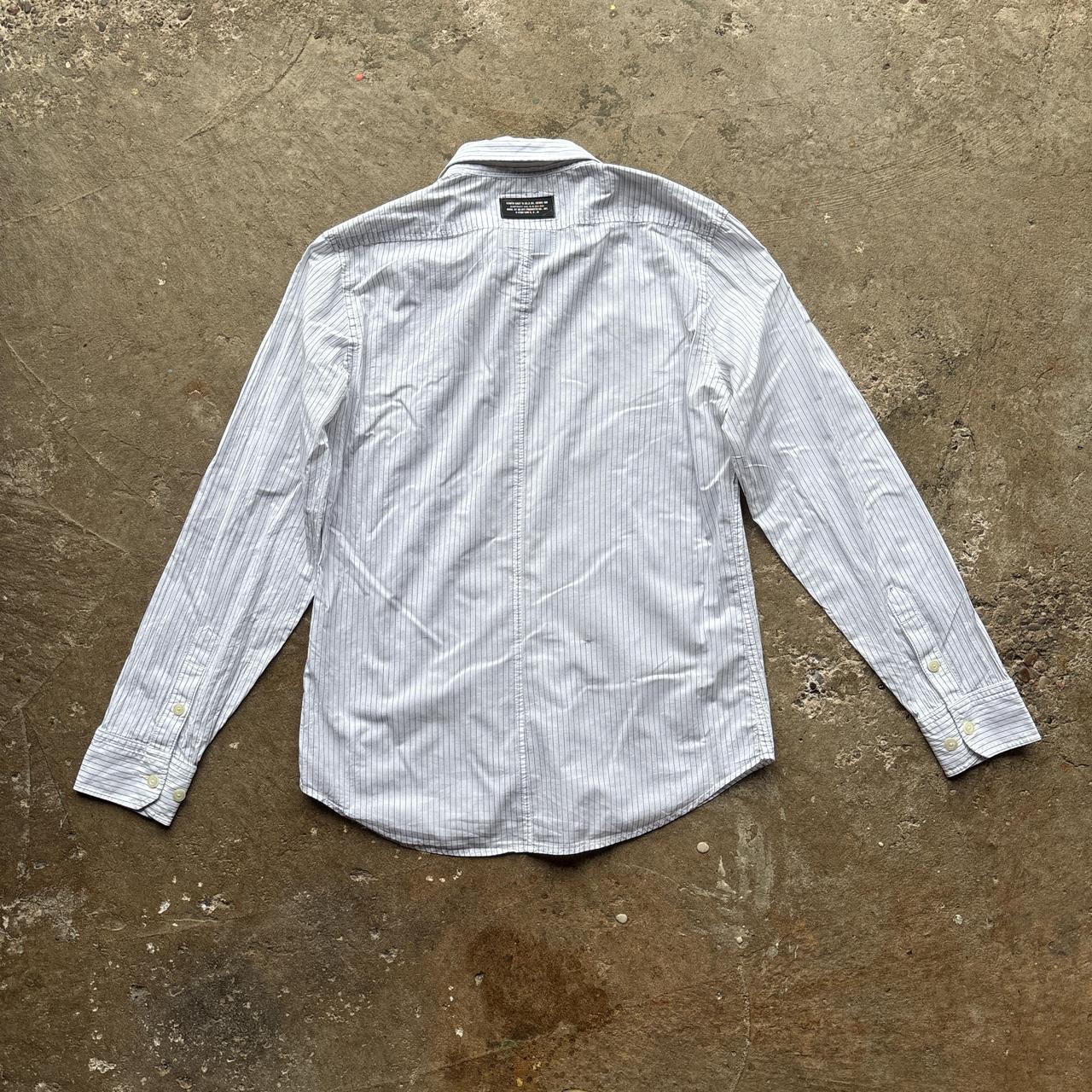 White G-Star Raw striped shirt - L