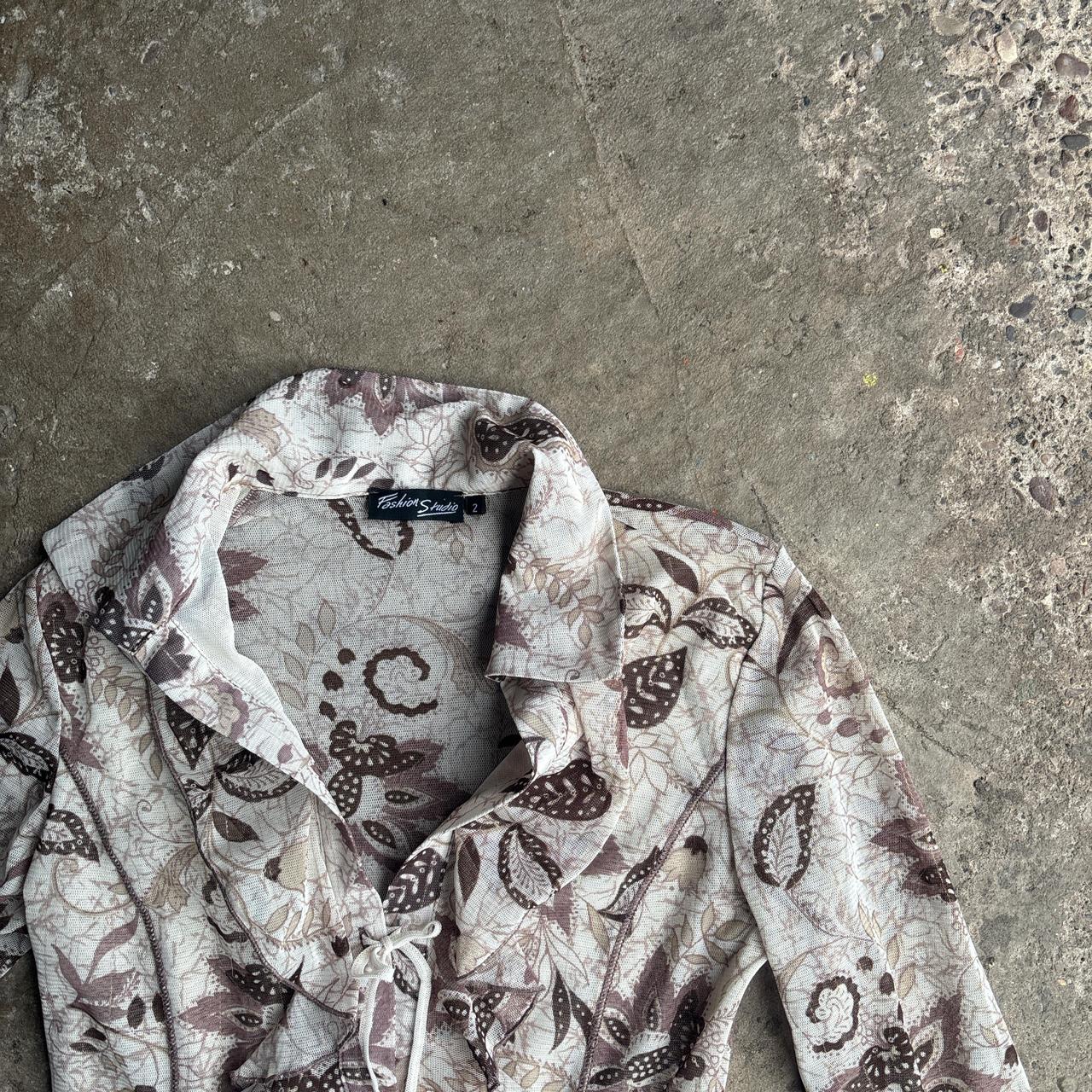 Fashion Studio Patterned Y2K Blouse/Shirt