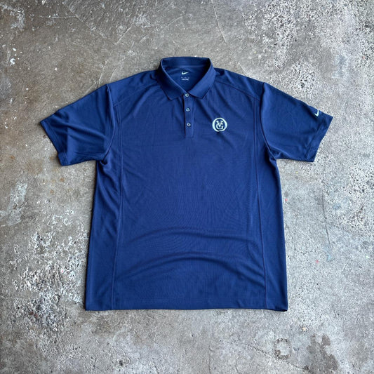 Navy Nike Golf Polo Shirt w/ Embroidered Logo
