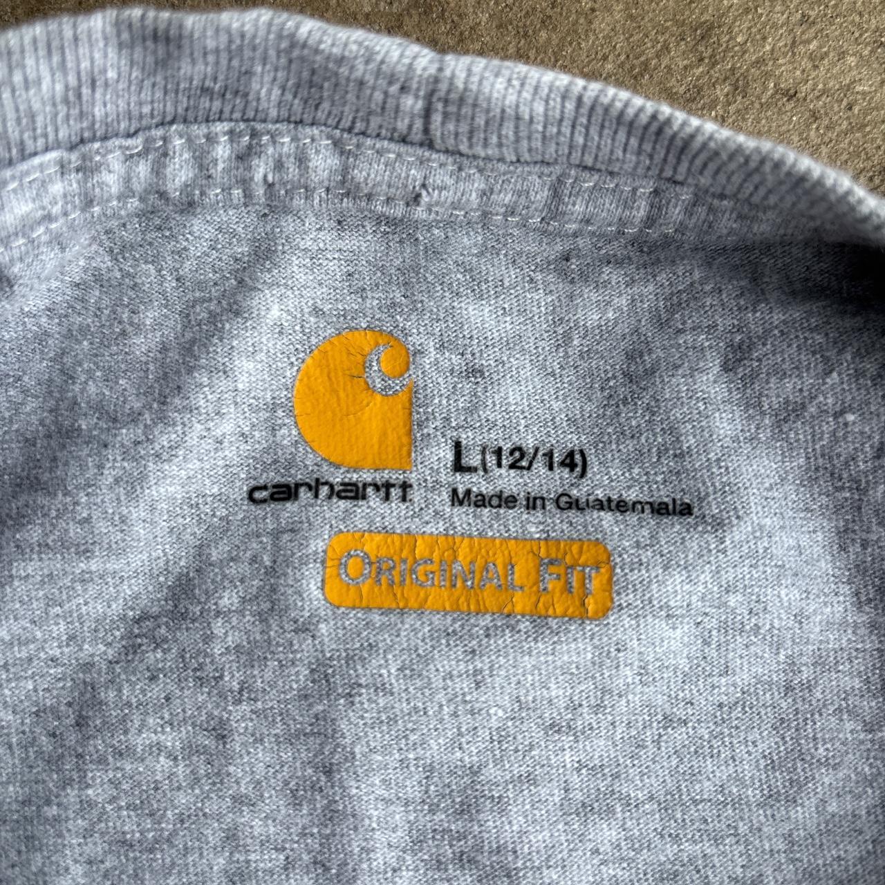 Grey Long-Sleeve Carhartt T-Shirt - L (women’s)