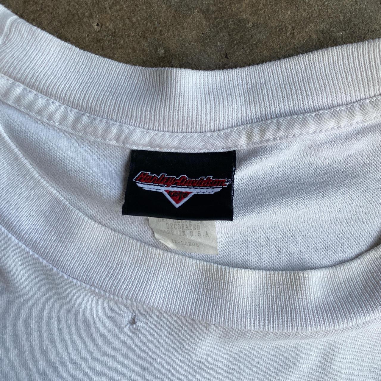 White Harley Davidson Graphic T-Shirt - 2XL