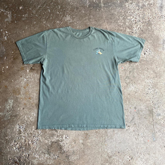 Washed Green Graphic Hawaii Tequila T-Shirt - L