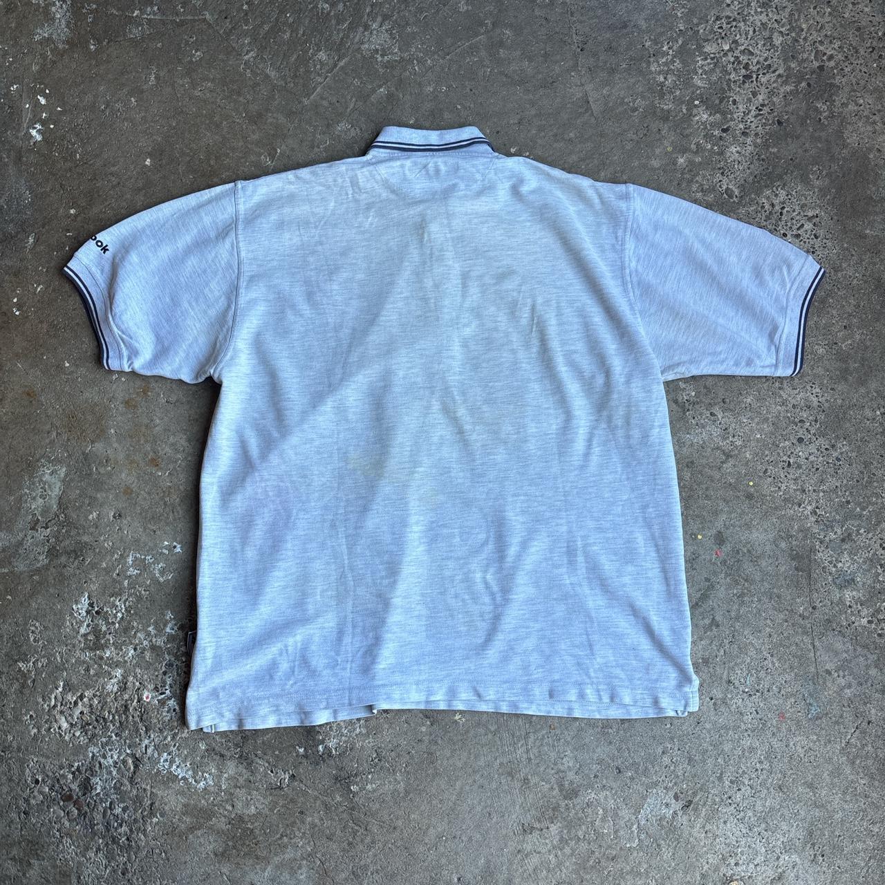 Grey Reebok Athletic Polo Shirt