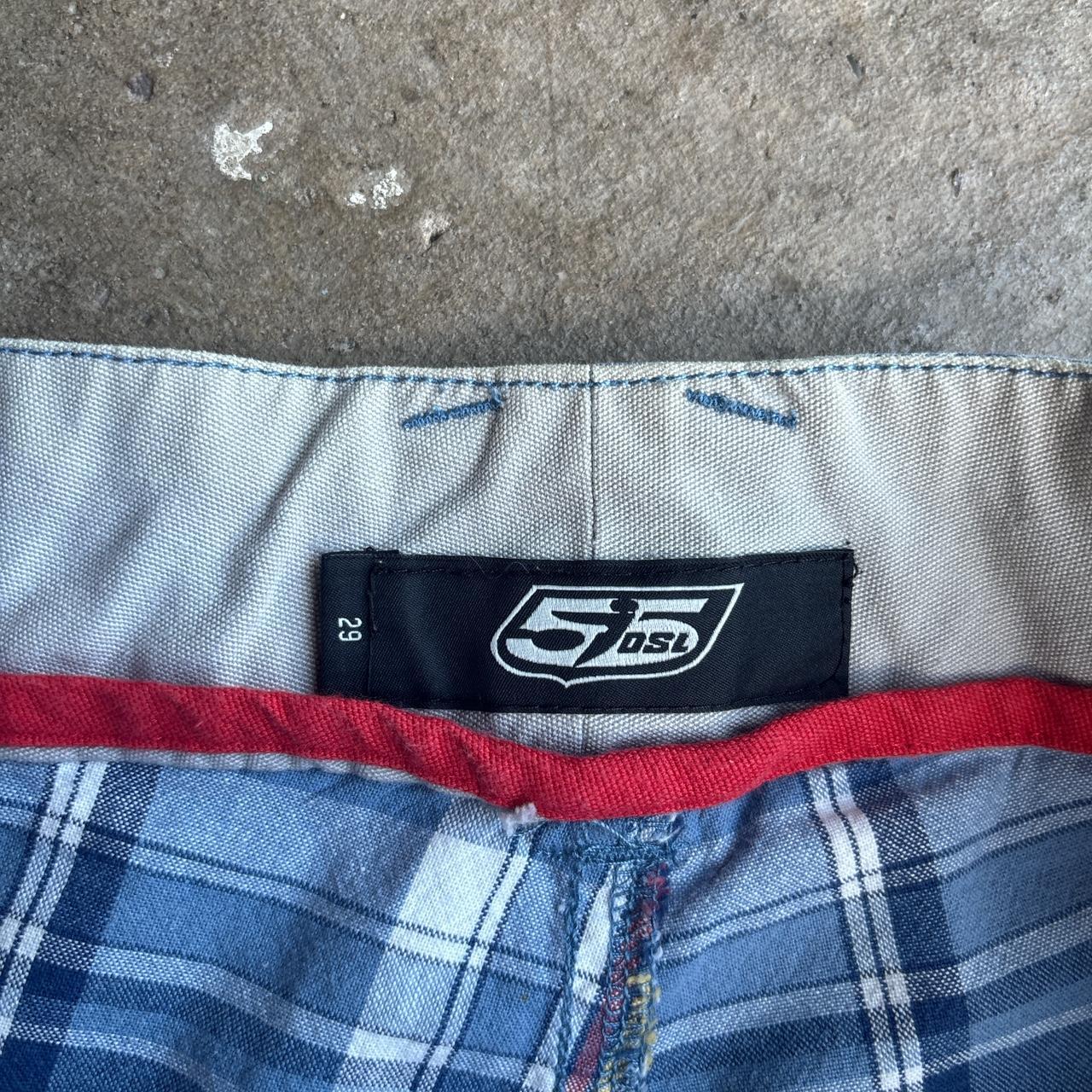 Blue Checkered 5DSL Shorts