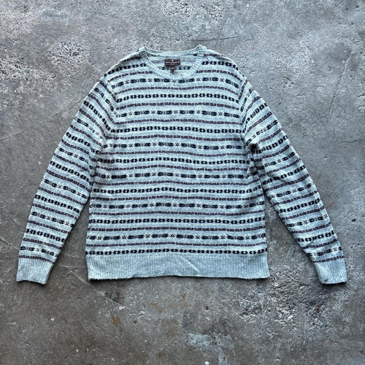 Grey Steve & Barry’s knitted sweater