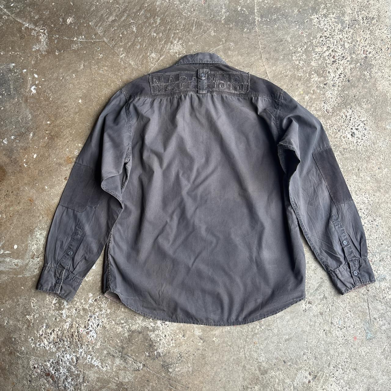 Dark Grey Napapijri Long Sleeve Shirt