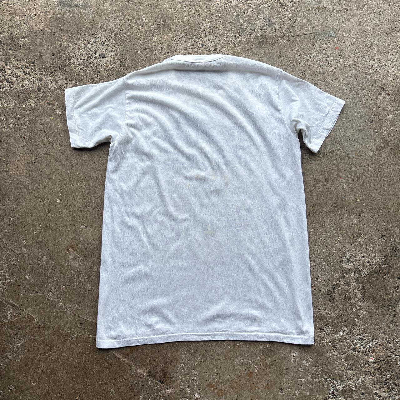 White 1990 French running t-shirt - XL