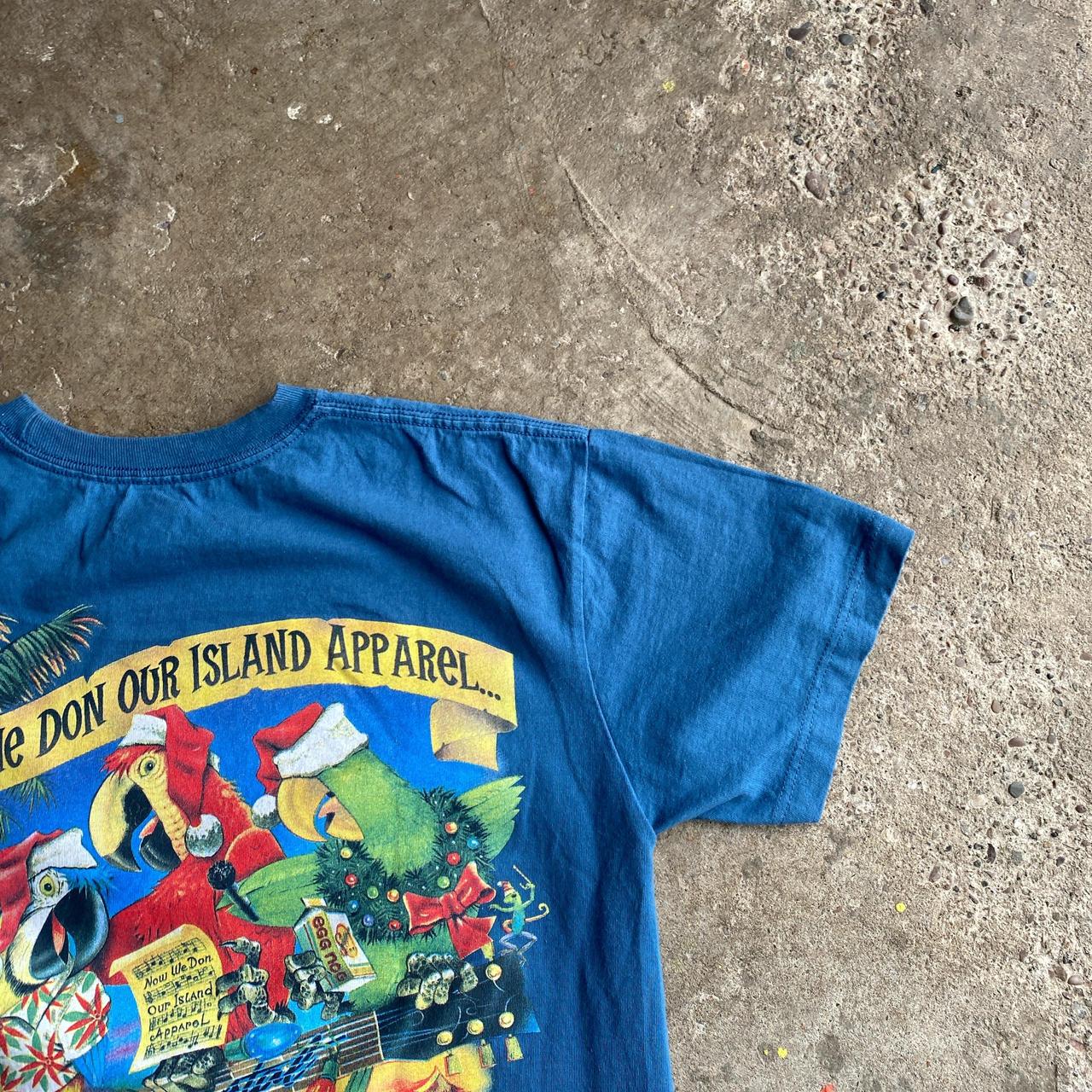 Blue ‘Goui Coastal’ Print Bar T-Shirt
